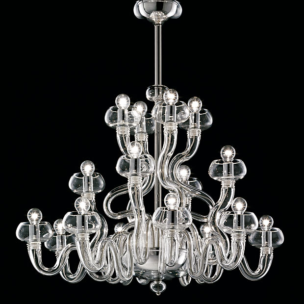 Barovier&Toso 6753/12 Bissa Boba Chandeliers