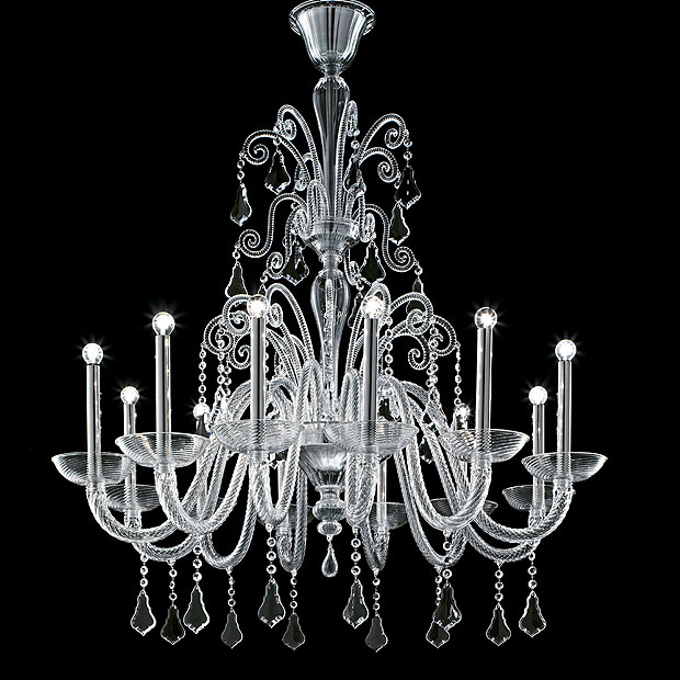 Barovier&Toso 5555/24 Izmir Chandeliers
