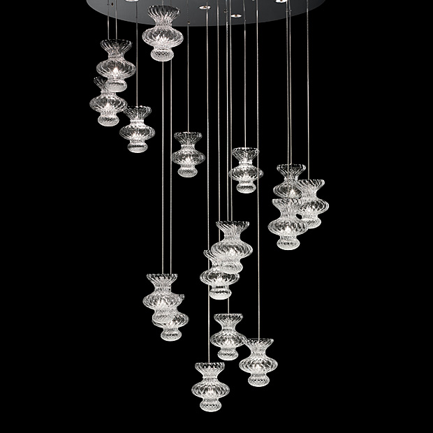 Barovier&Toso 7218 Spinn Ceiling lamp
