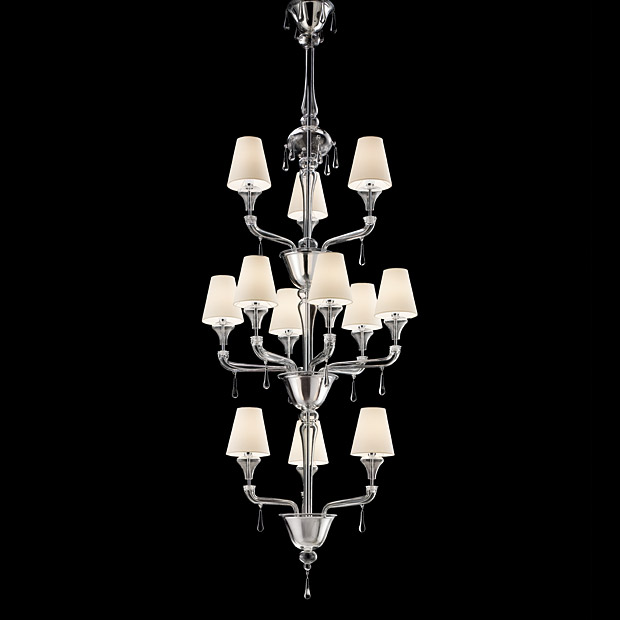 Barovier&Toso 7141/09 Torpedo Nevada Chandeliers